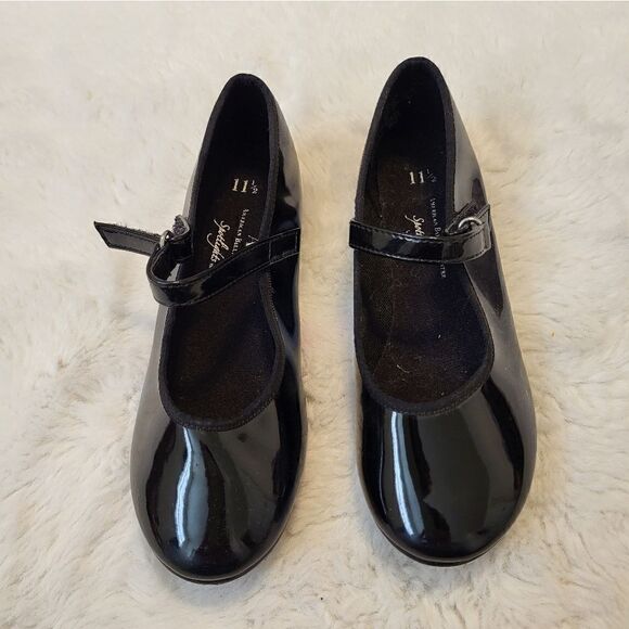 ABT spotlights shiny black tap shoes - Picture 2 of 10